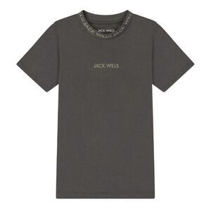 Jack Wills Boys Jacquard T-Shirt / Slate